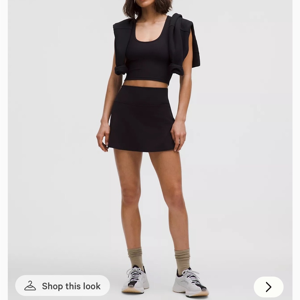 NWOT Lululemon skirt with pants under, skort